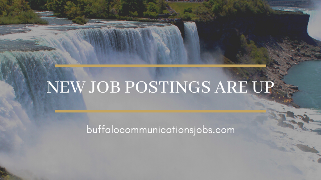 Communications Job Postings for the Week of May 3