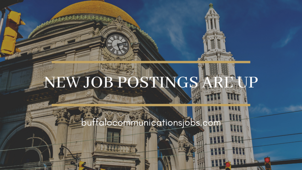 Communications Job Postings for the Week of May 10
