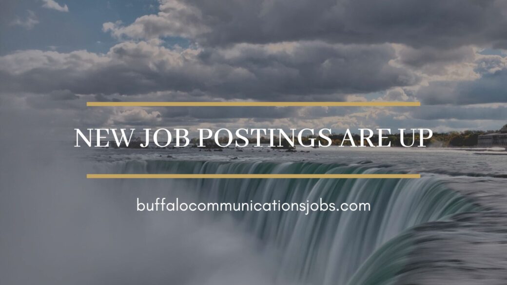 Job Postings for the Week of March 27